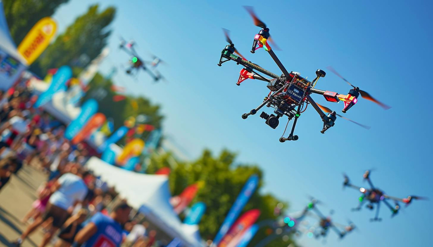 Comment les technologies aériennes révolutionnent la publicité événementielle