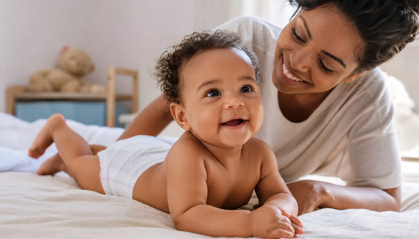 Découvrez la merveilleuse couche Pampers Baby Dry